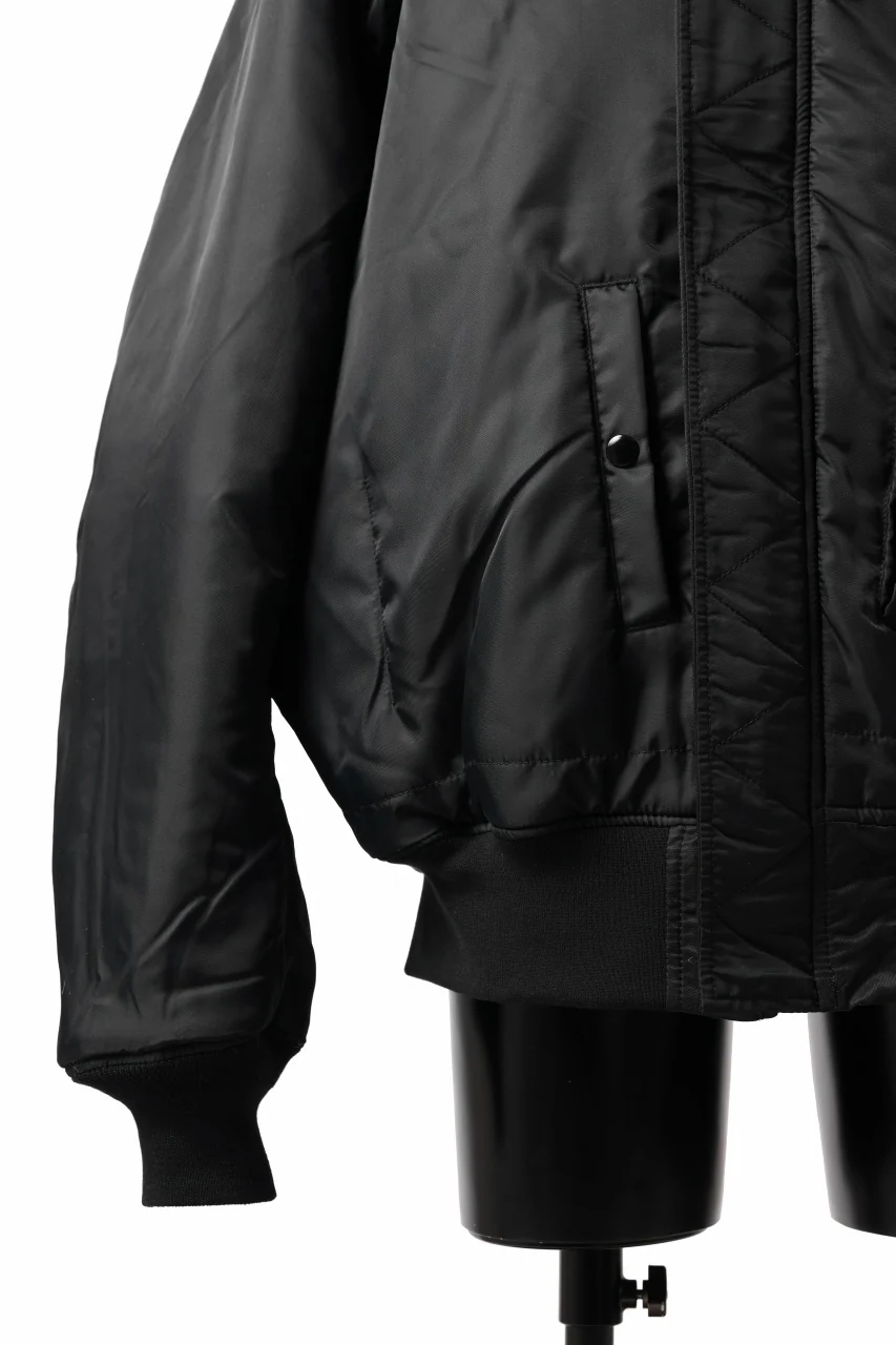 mastermind WORLD x ALPHA INDUSTRIES RIVERSIBLE MA-1 JACKET - CRAZY PANELED (BLACK) - Image 32