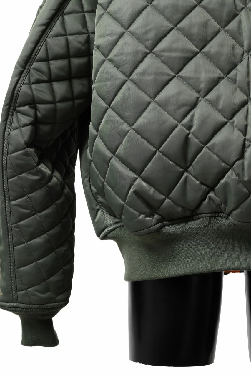 mastermind WORLD x ALPHA INDUSTRIES RIVERSIBLE MA-1 JACKET (OLIVE) - Image 16