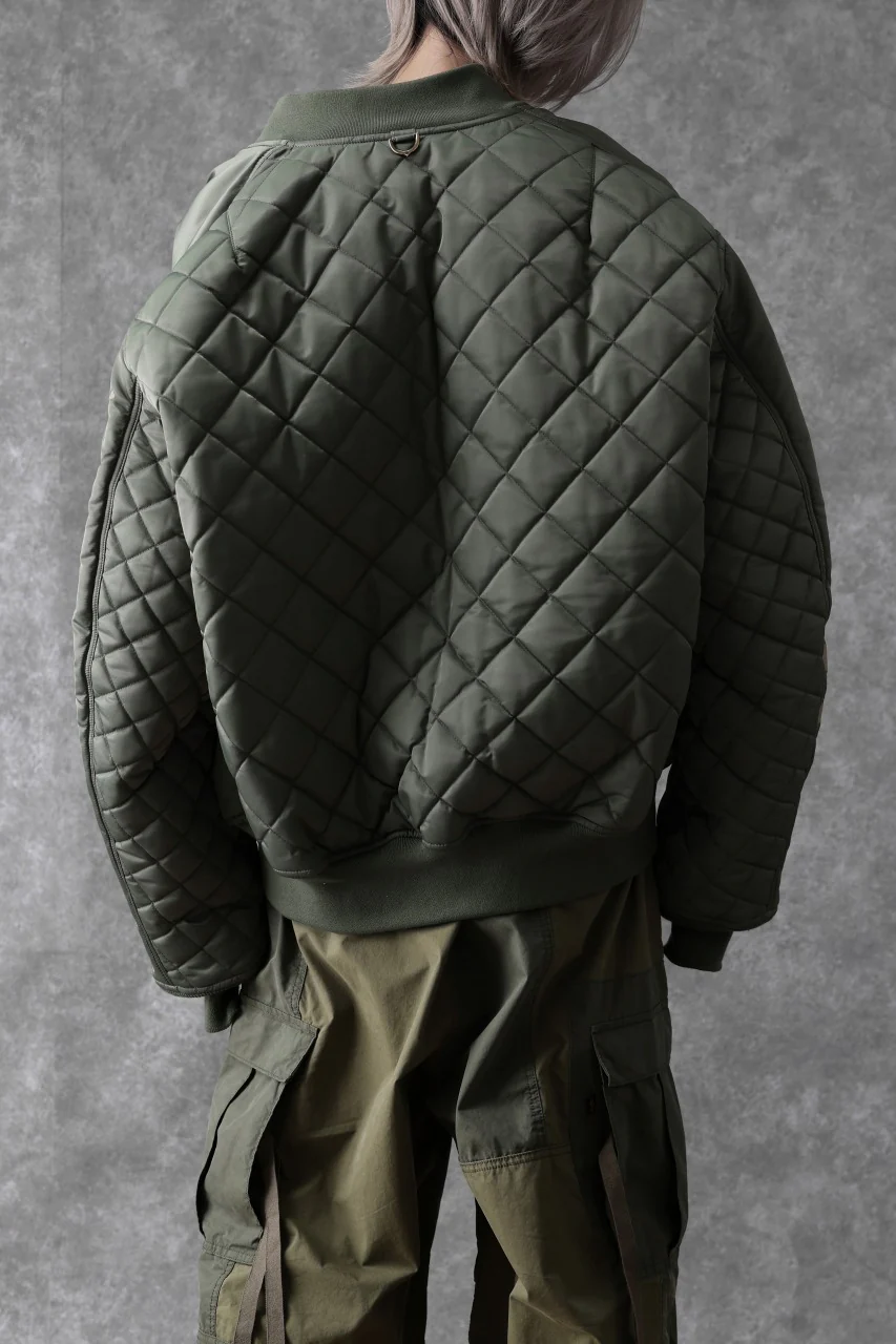 mastermind WORLD x ALPHA INDUSTRIES RIVERSIBLE MA-1 JACKET (OLIVE) - Image 26