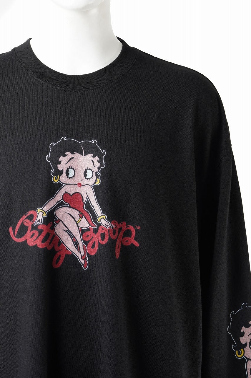 MASTERMIND WORLD x BETTY BOOP™︎ L/S TEE / BOXY FIT (MULTI COLOR) - Image 3