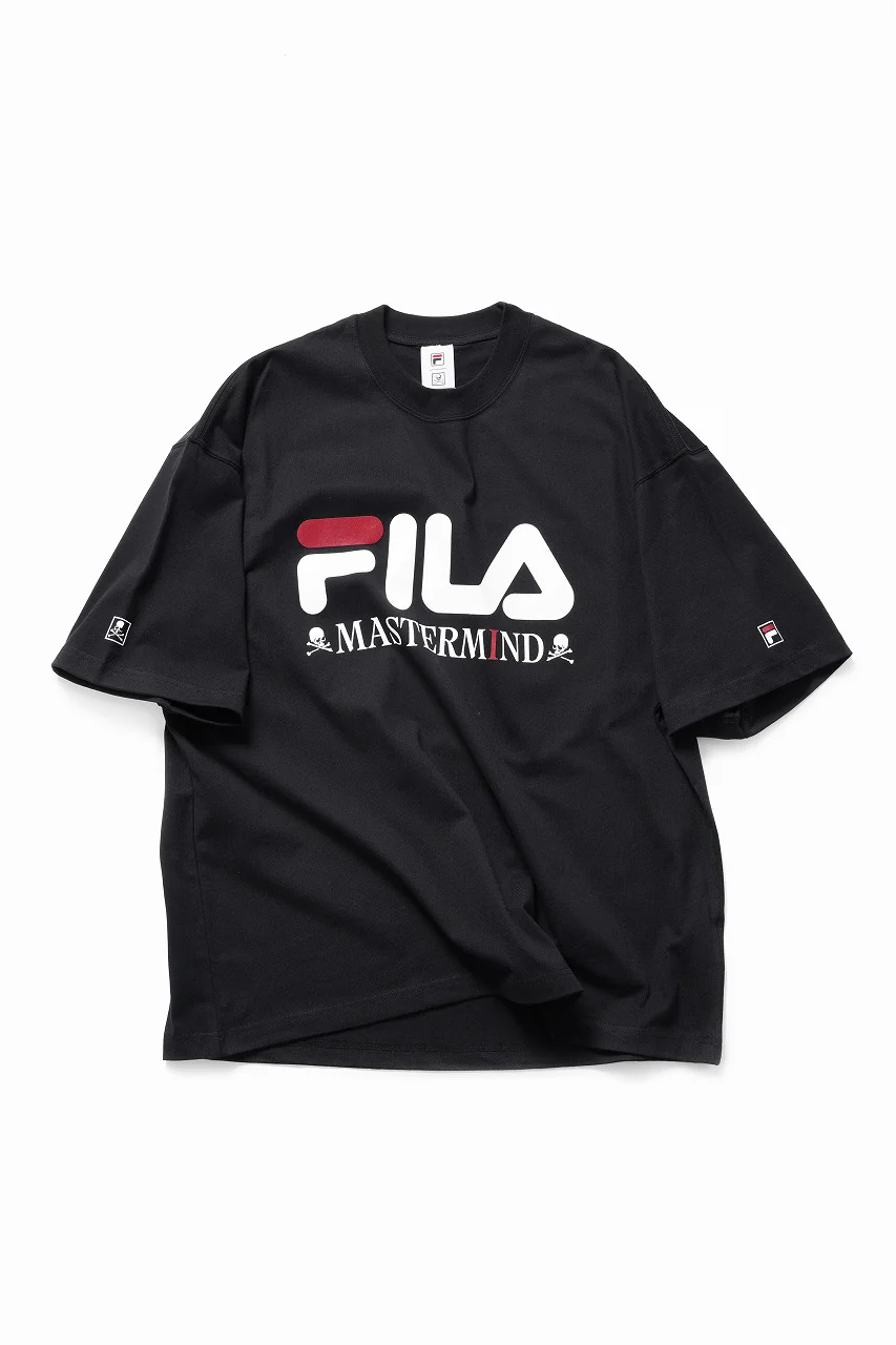 MASTERMIND WORLD x FILA TEE (BLACK) - Image 3