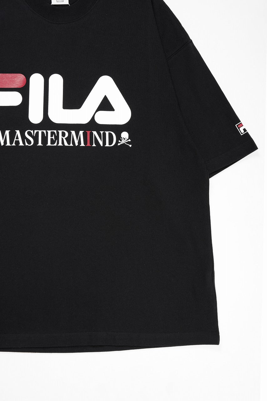 MASTERMIND WORLD x FILA TEE (BLACK) - Image 5