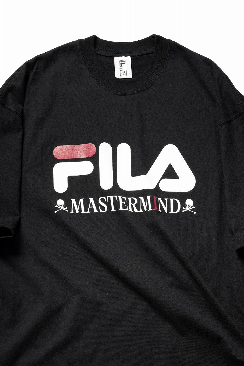 MASTERMIND WORLD x FILA TEE (BLACK) - Image 7