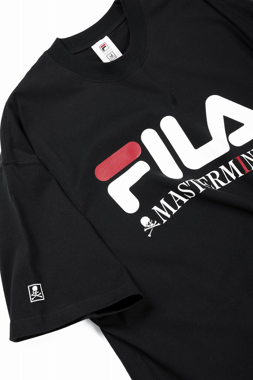 MASTERMIND WORLD x FILA TEE (BLACK) - Image 8