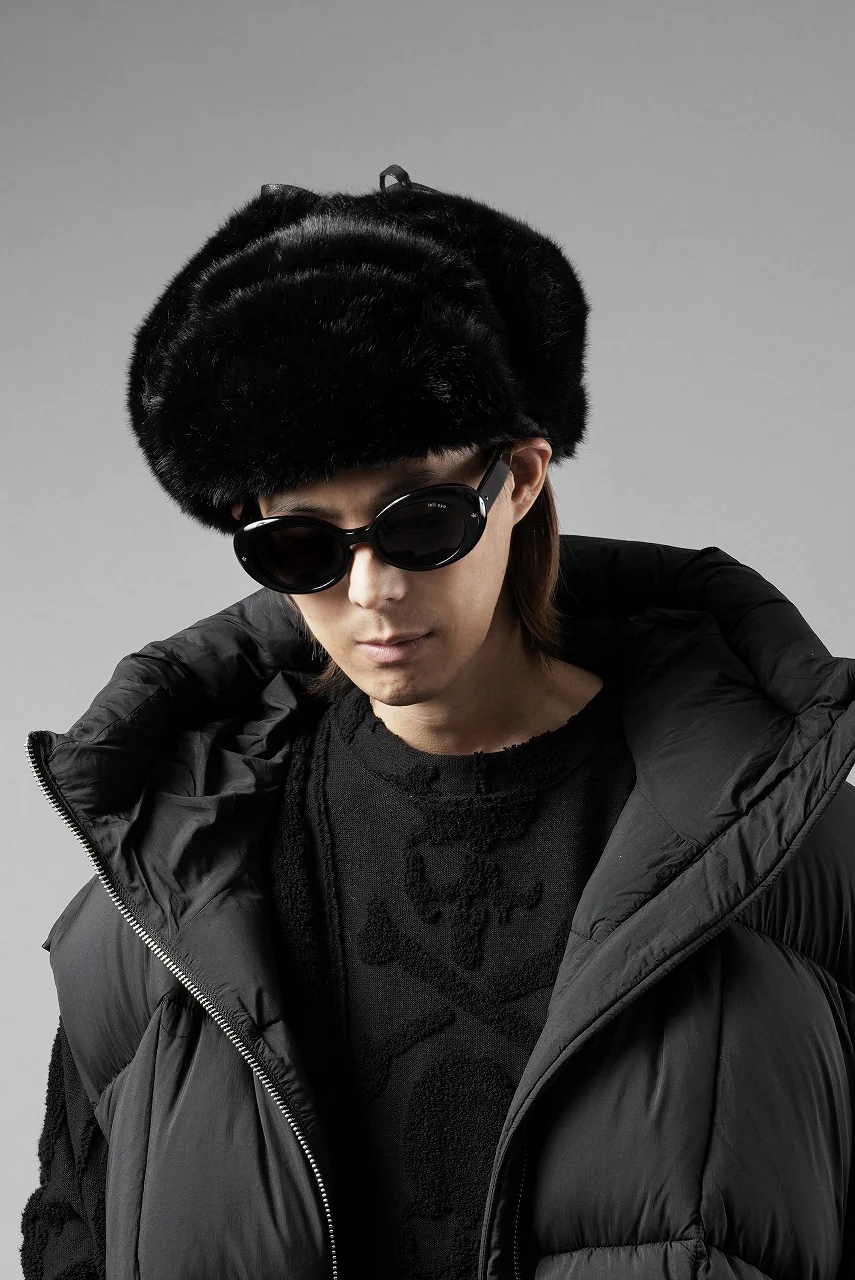 MASTERMIND WORLD x KANGOL® FAUX FUR TRAPPER (BLACK) - Image 17