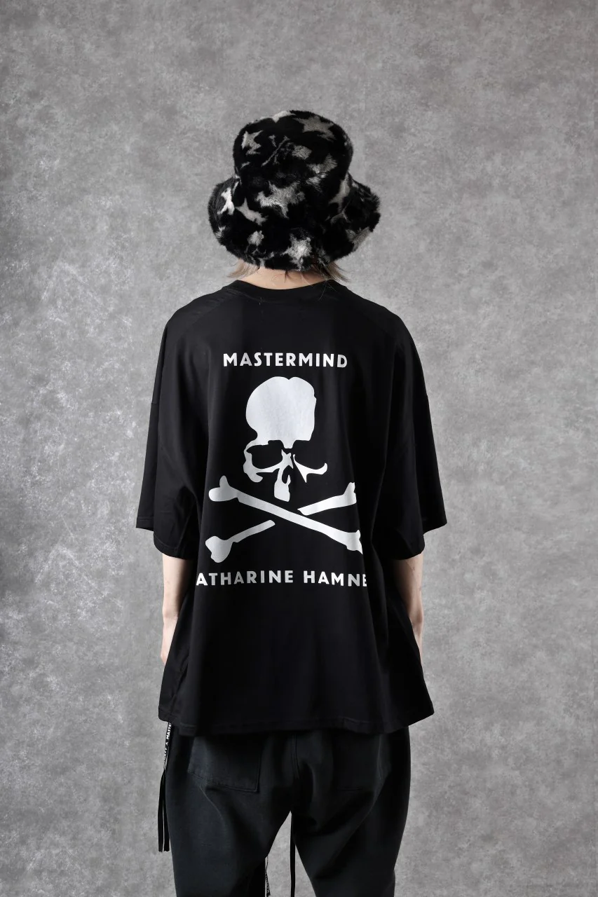 MASTERMIND WORLD x KATHARINE HAMNETT SLOGAN BIG TEE / MAKE TROUBLE (BLACK) - Image 11