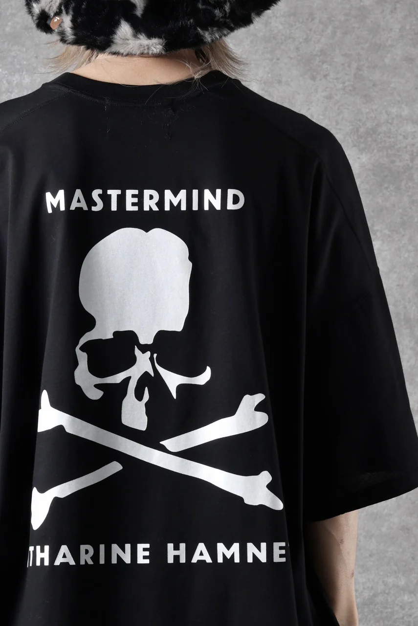 MASTERMIND WORLD x KATHARINE HAMNETT SLOGAN BIG TEE / MAKE TROUBLE (BLACK) - Image 27
