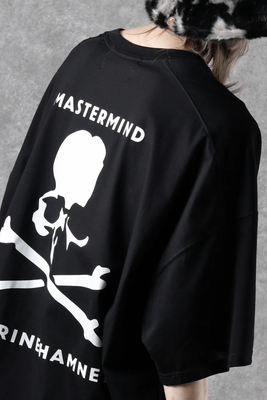 MASTERMIND WORLD x KATHARINE HAMNETT SLOGAN BIG TEE / MAKE TROUBLE (BLACK) - Image 30
