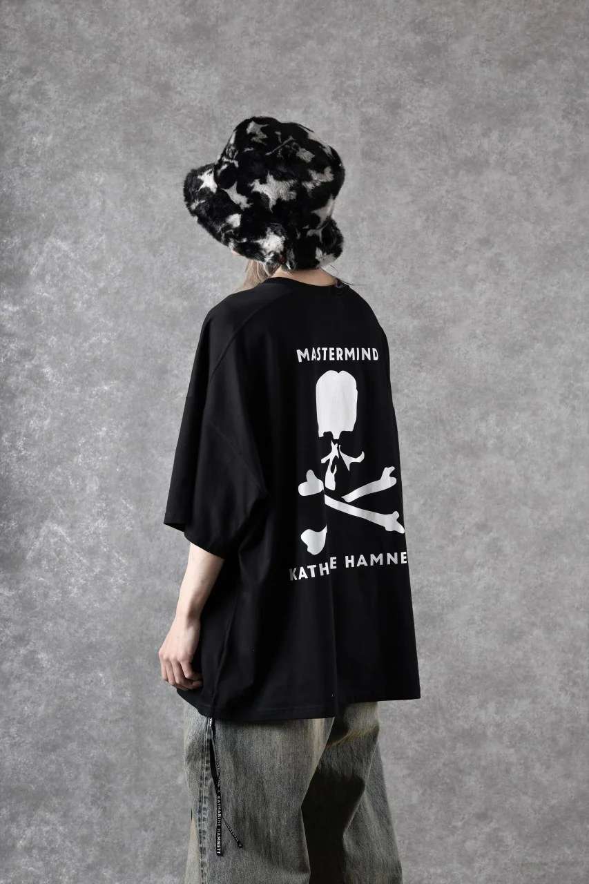 MASTERMIND WORLD x KATHARINE HAMNETT SLOGAN BIG TEE / N, M, F, V (BLACK) - Image 10