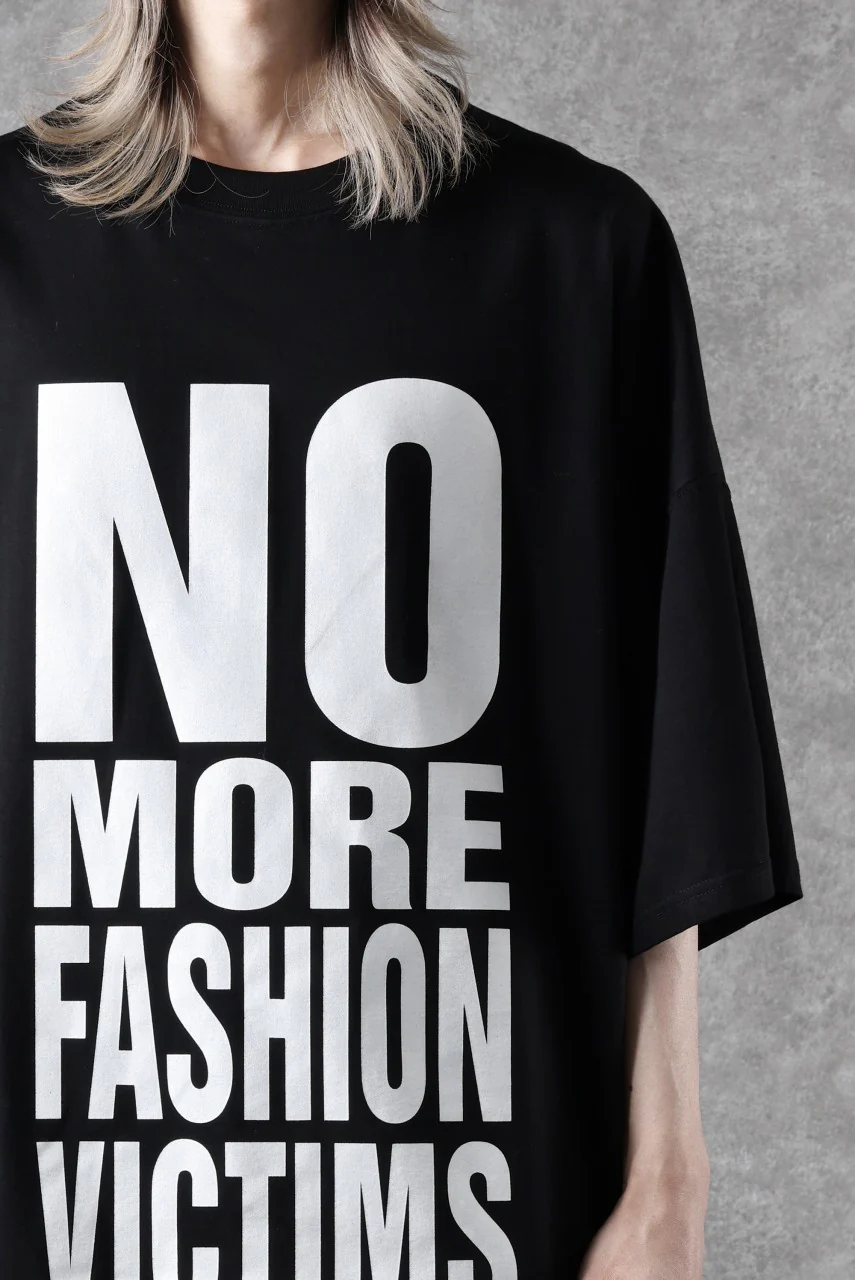 MASTERMIND WORLD x KATHARINE HAMNETT SLOGAN BIG TEE / N, M, F, V (BLACK) - Image 26