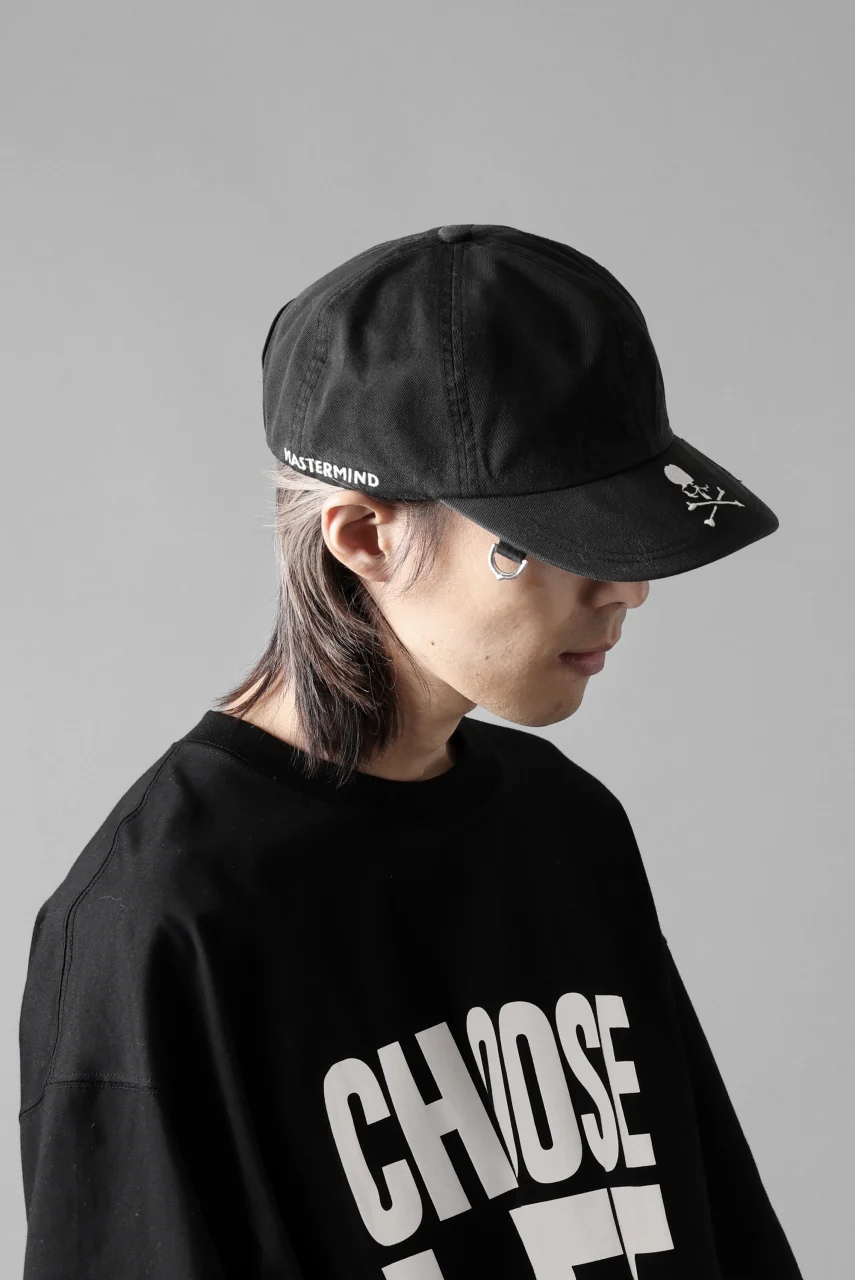 MASTERMIND WORLD x KATHARINE HAMNETT VINTAGE WASHED ORGANIC COTTON CAP (BLACK) - Image 11