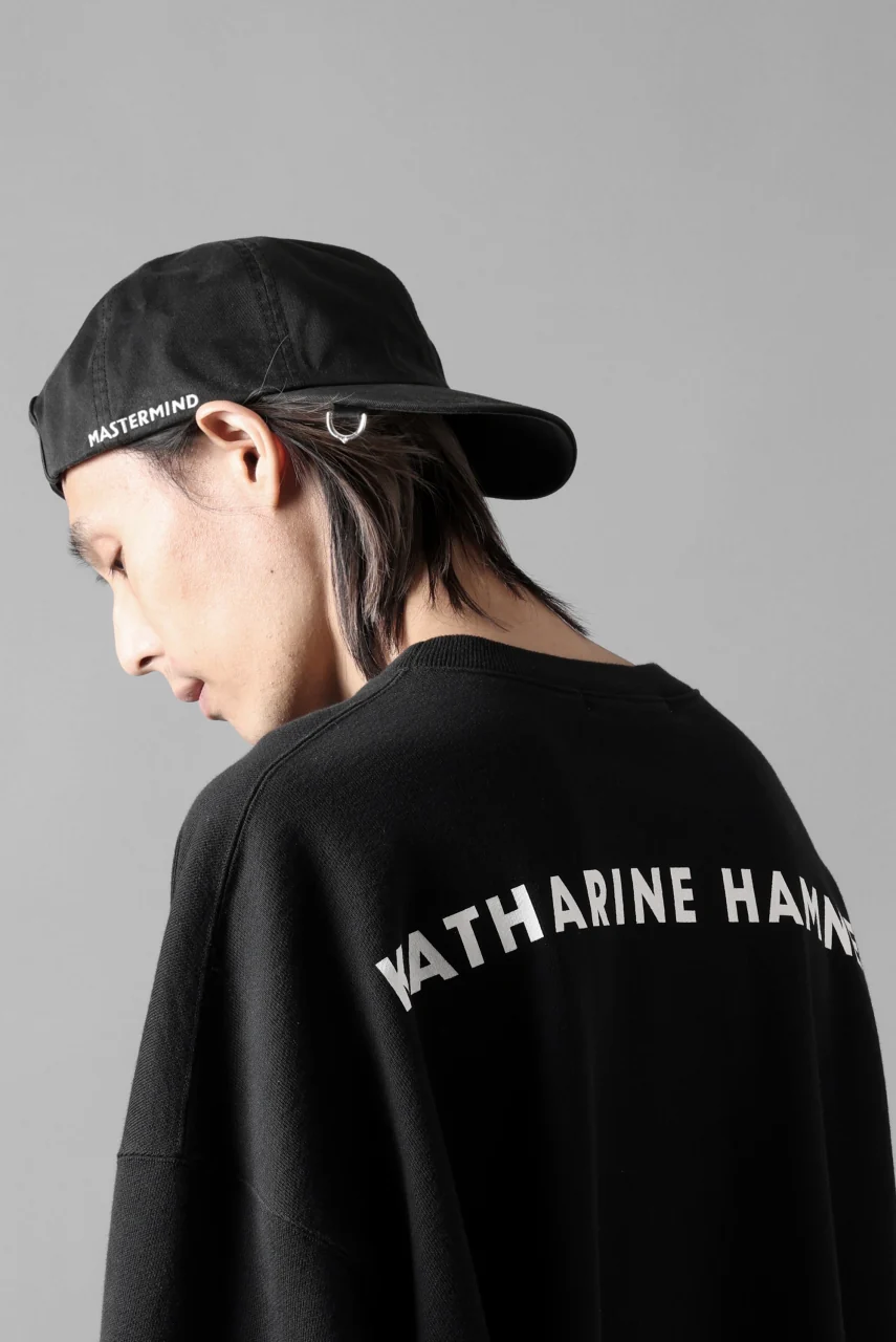 MASTERMIND WORLD x KATHARINE HAMNETT VINTAGE WASHED ORGANIC COTTON CAP (BLACK) - Image 12
