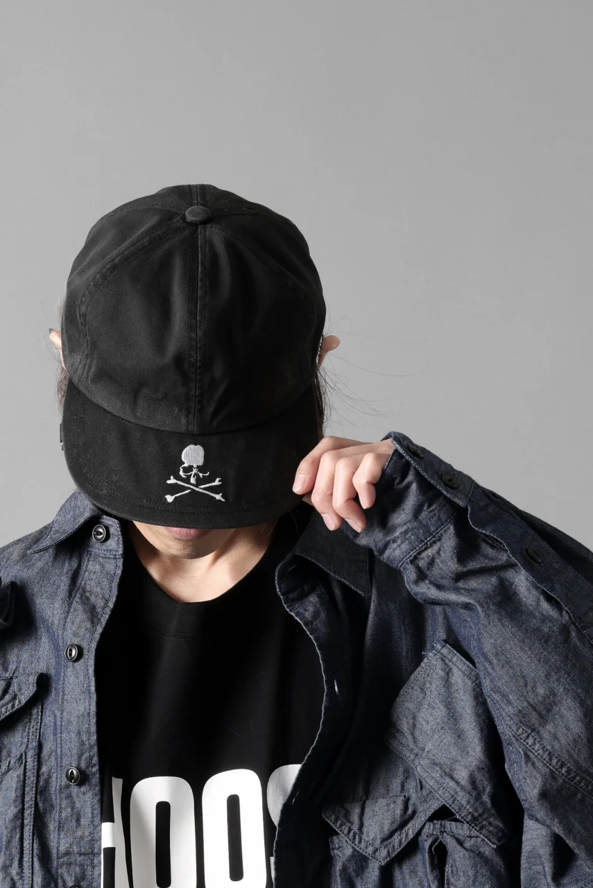 MASTERMIND WORLD x KATHARINE HAMNETT VINTAGE WASHED ORGANIC COTTON CAP (BLACK) - Image 16