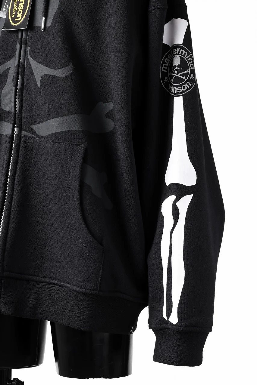 MASTERMIND WORLD x VANSON B-BONE HOODIE (BLACK) - Image 10