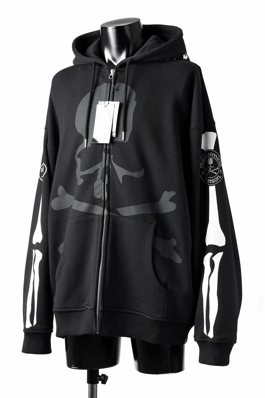 MASTERMIND WORLD x VANSON B-BONE HOODIE (BLACK) - Image 6