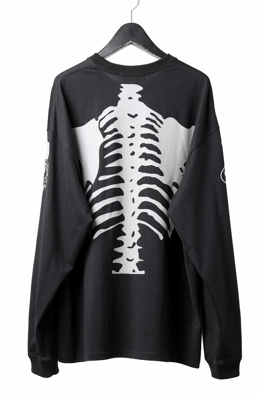 MASTERMIND WORLD x VANSON B-BONE L/S TEE (BLACK) - Image 3
