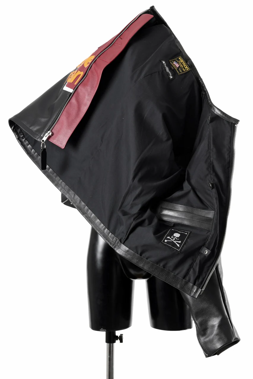 mastermind WORLD × VANSON STAR JACKET (BLACK) - Image 12