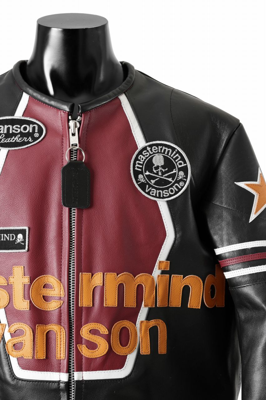 mastermind WORLD × VANSON STAR JACKET (BLACK) - Image 15