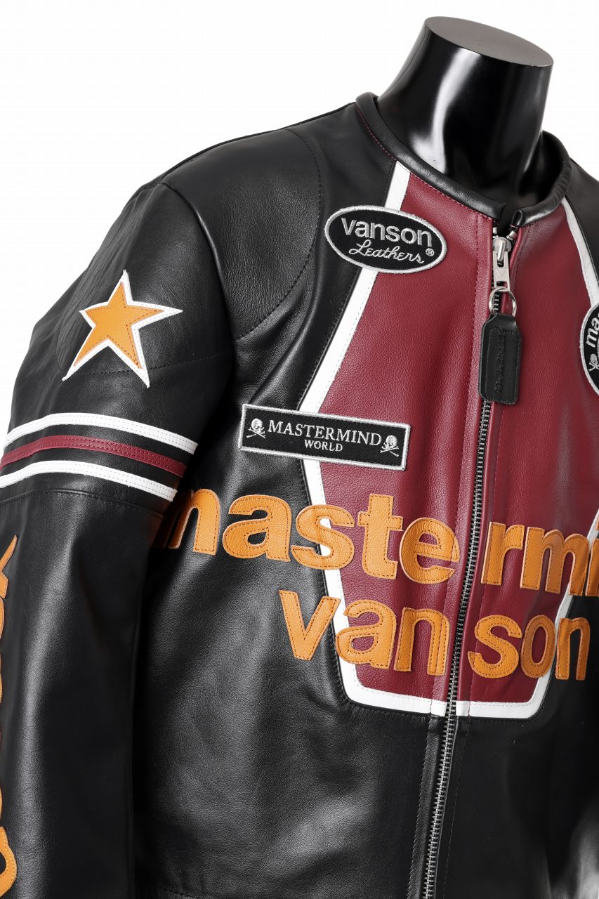 mastermind WORLD × VANSON STAR JACKET (BLACK) - Image 17
