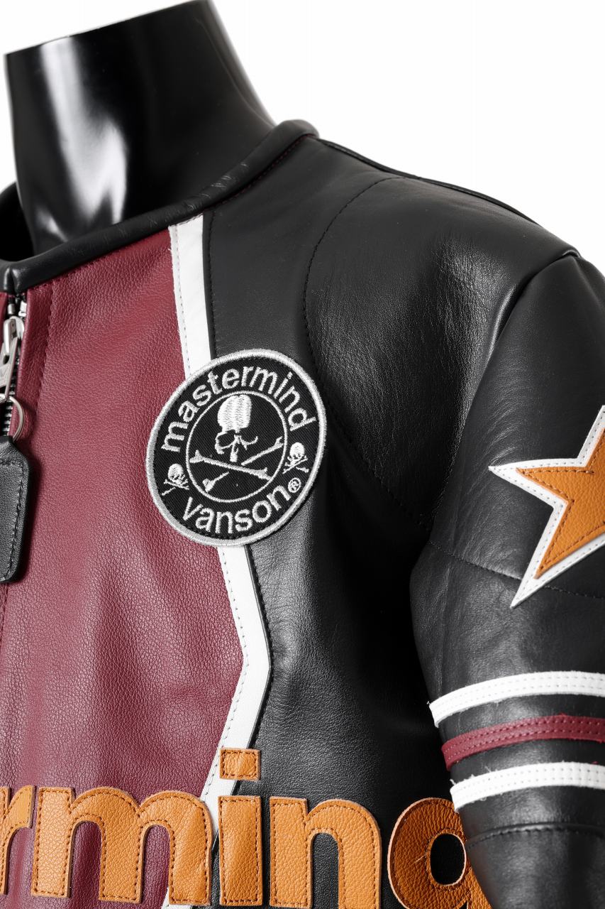 mastermind WORLD × VANSON STAR JACKET (BLACK) - Image 19