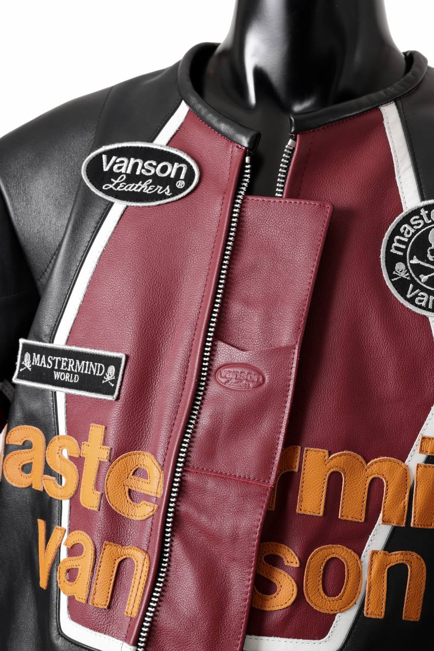 mastermind WORLD × VANSON STAR JACKET (BLACK) - Image 26