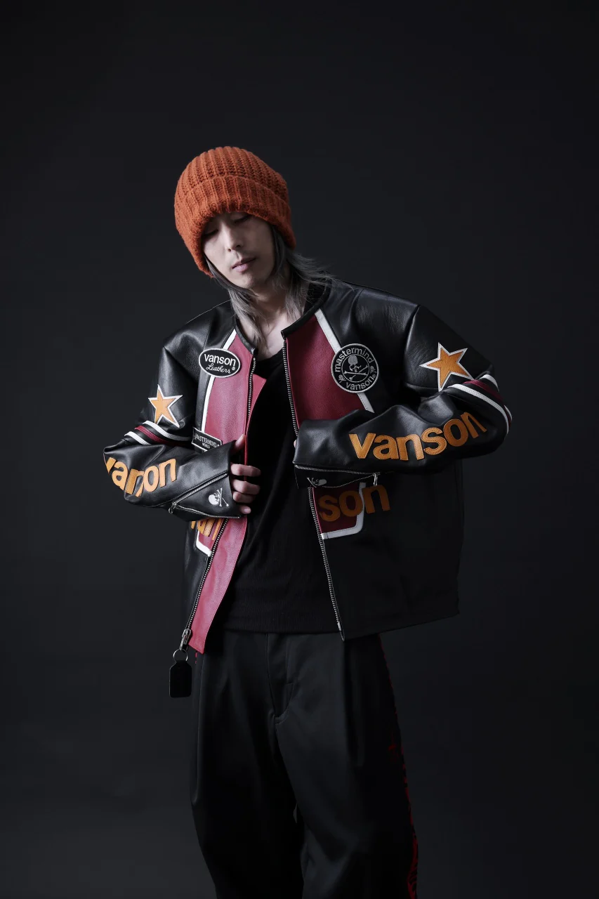 mastermind WORLD × VANSON STAR JACKET (BLACK) - Image 29