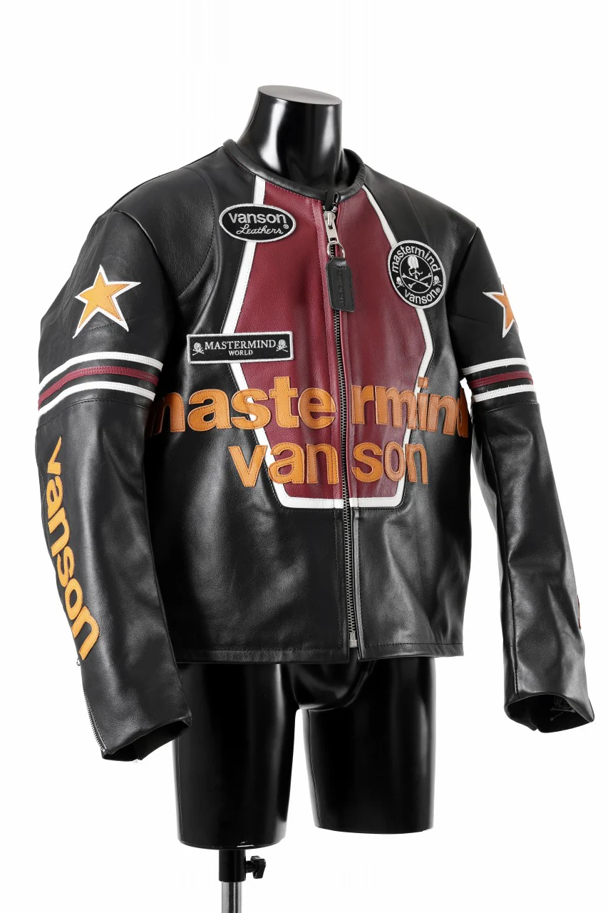 mastermind WORLD × VANSON STAR JACKET (BLACK) - Image 7