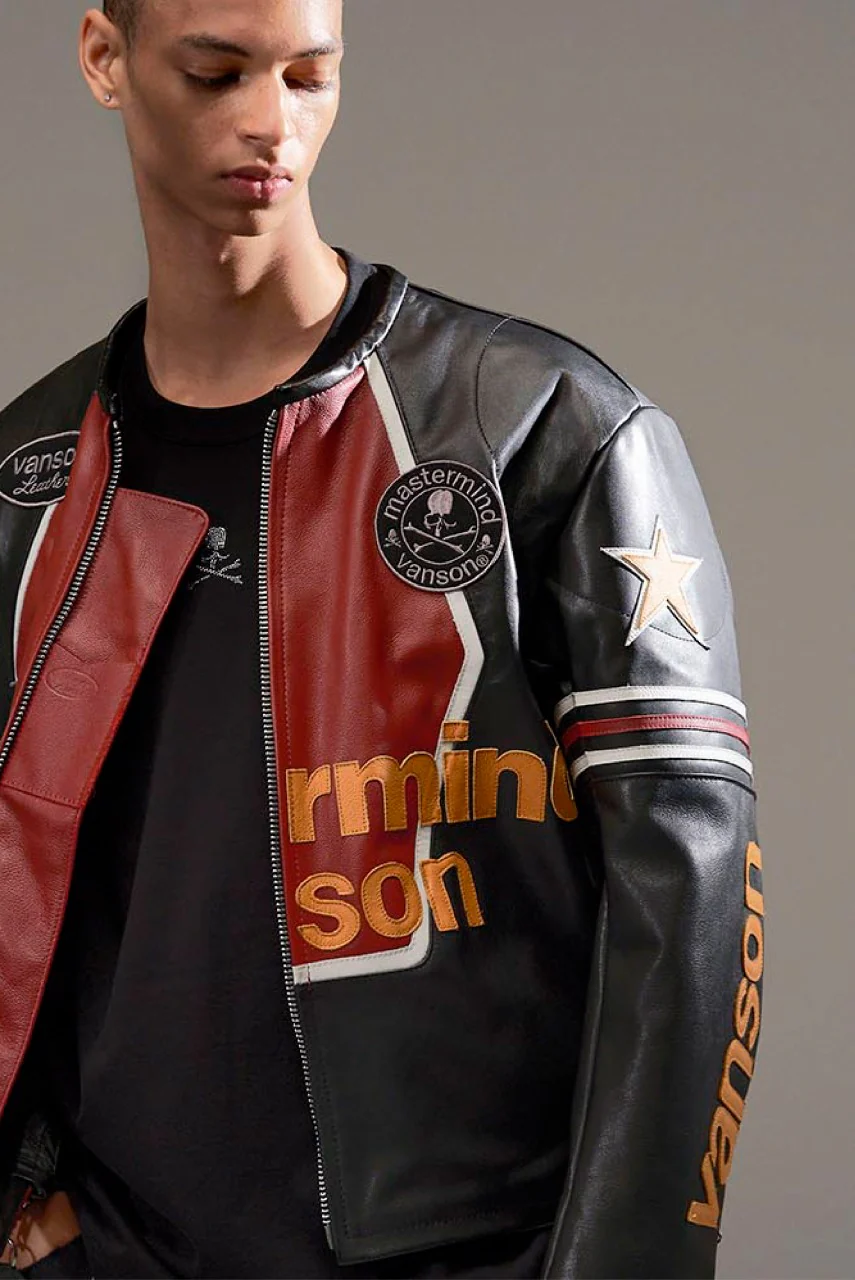 mastermind WORLD × VANSON STAR JACKET (BLACK) - Image 70