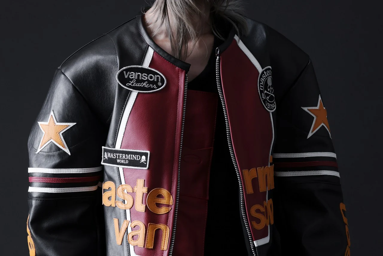 mastermind WORLD × VANSON STAR JACKET (BLACK) - Image 81