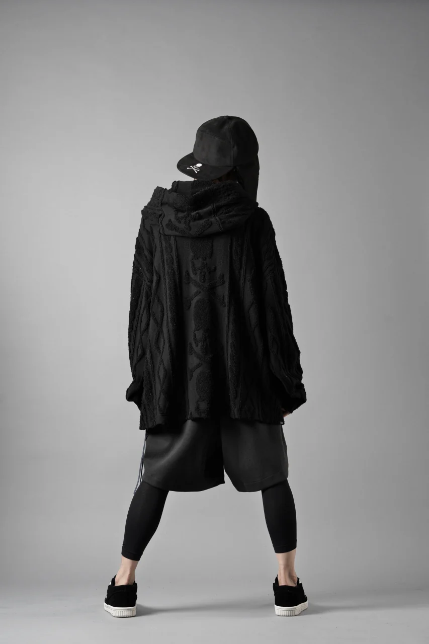 N/07 2 TUCKS EASY SHORTS / RIBBED CARDBOARD KNIT JERSEY (CHARCOAL) - Image 15
