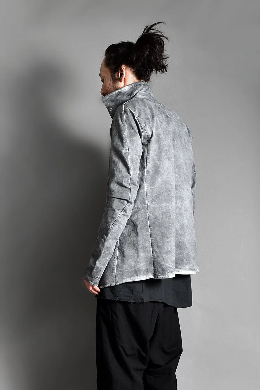 N/07 "2016S/S" PUCKERING / COLD DYE ANATOMY SHIRT (BLACK) - Image 9
