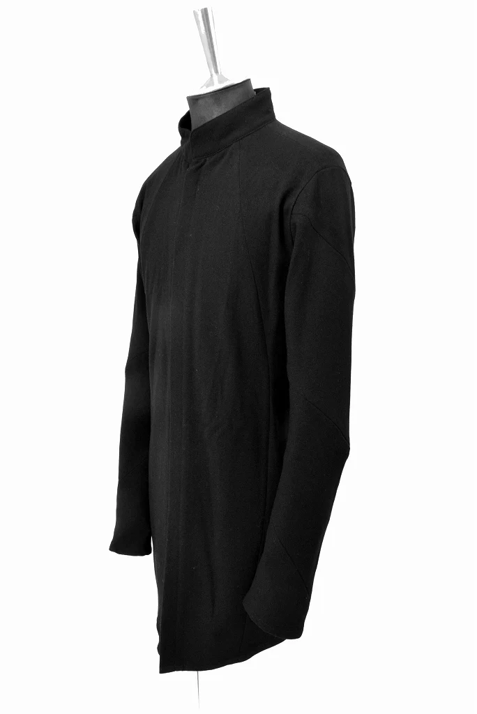 N/07 amundsen wool middle shirt " munditiei " (BLACK) - Image 2