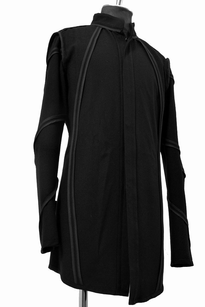 N/07 amundsen wool middle shirt " munditiei " (BLACK) - Image 4