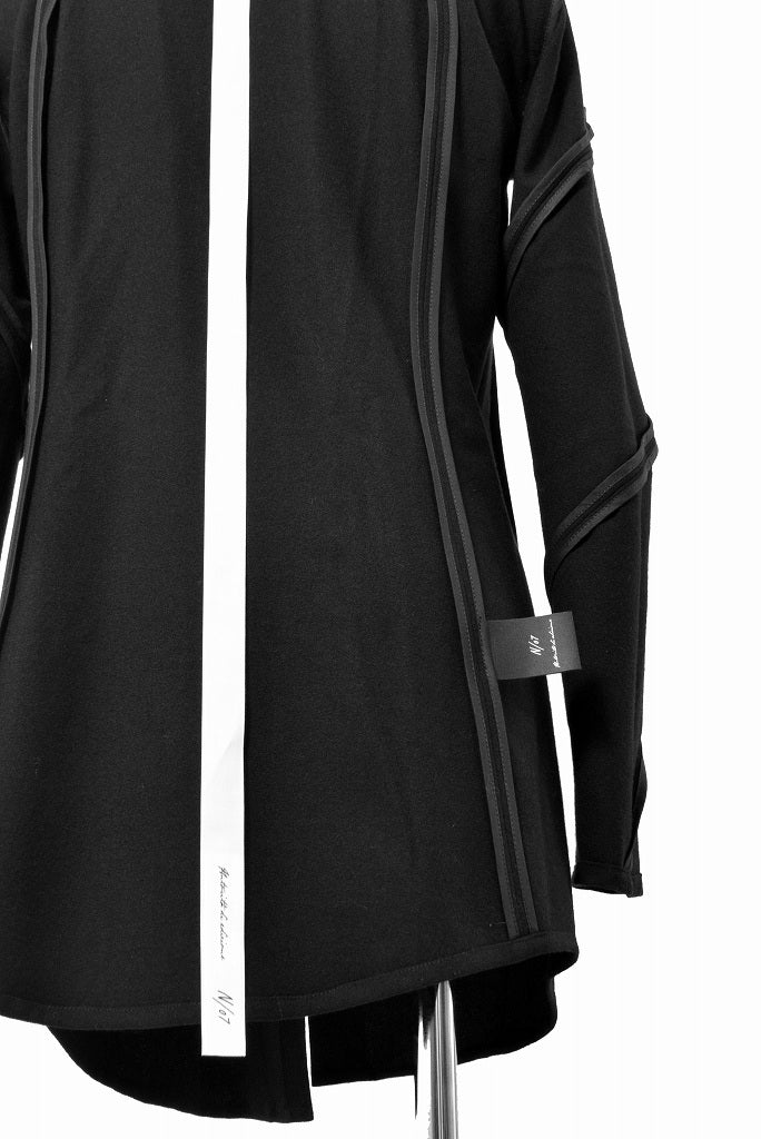 N/07 amundsen wool middle shirt " munditiei " (BLACK) - Image 6