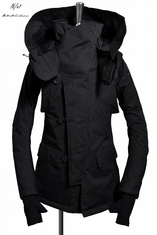 N/07 ARMY JACKET N-3B / SUPIMA WEATHER CLOTH * 3M™Thinsulate HI-LOFT (BLACK)