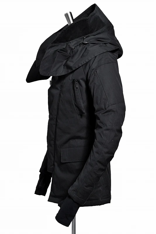 N/07 ARMY JACKET N-3B / SUPIMA WEATHER CLOTH * 3M™Thinsulate HI-LOFT (BLACK) - Image 6