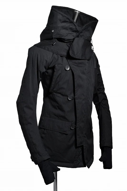 N/07 ARMY JACKET N-3B / SUPIMA WEATHER CLOTH * 3M™Thinsulate HI-LOFT (BLACK) - Image 8