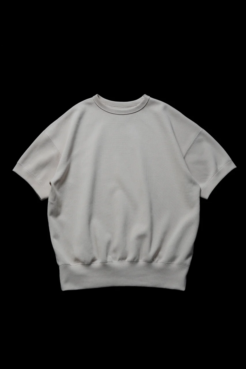 N/07 BASIC TOP / RIBBED CARDBOARD KNIT JERSEY (LIGHT BEIGE) - Image 11
