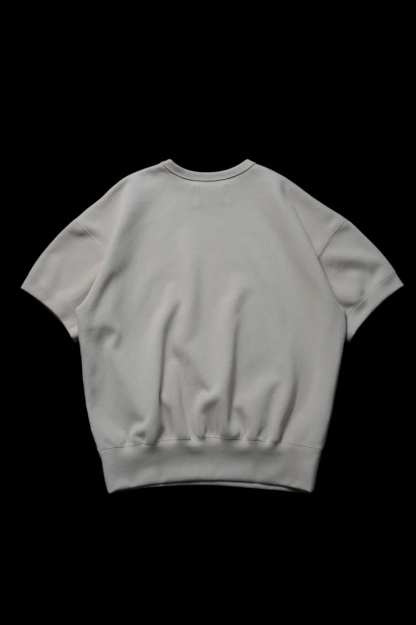 N/07 BASIC TOP / RIBBED CARDBOARD KNIT JERSEY (LIGHT BEIGE) - Image 13