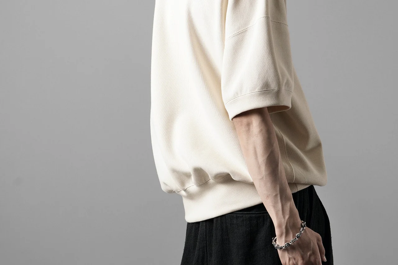 N/07 BASIC TOP / RIBBED CARDBOARD KNIT JERSEY (LIGHT BEIGE) - Image 23