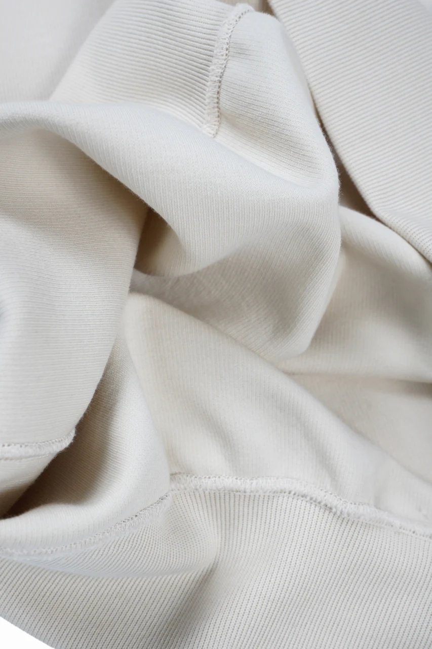 N/07 BASIC TOP / RIBBED CARDBOARD KNIT JERSEY (LIGHT BEIGE) - Image 8