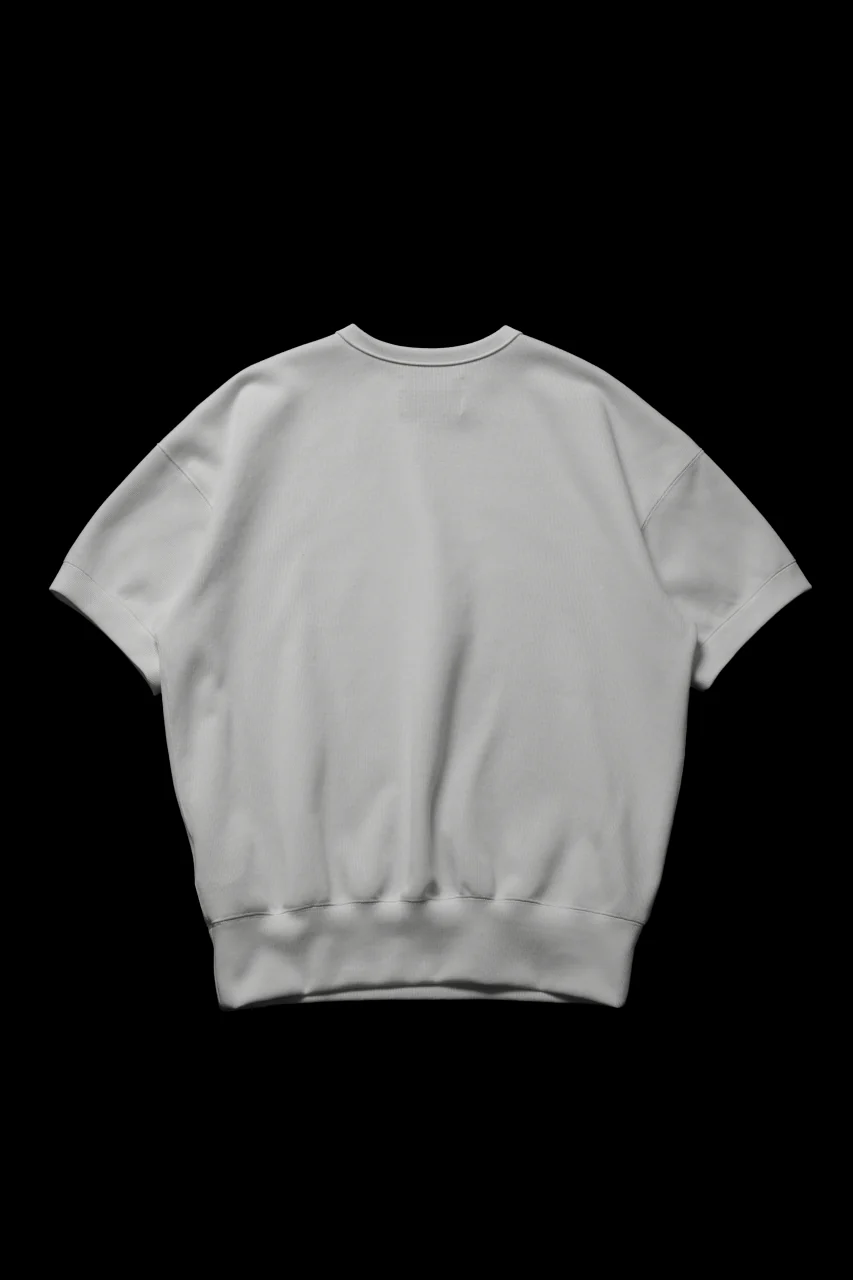 N/07 BASIC TOP / RIBBED CARDBOARD KNIT JERSEY (WHITE) - Image 3