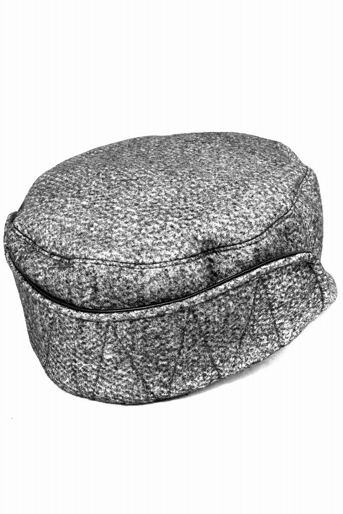 N/07 cap [three layer structure needlepunch | earmuff] (ASPHALT GREY) - Image 5