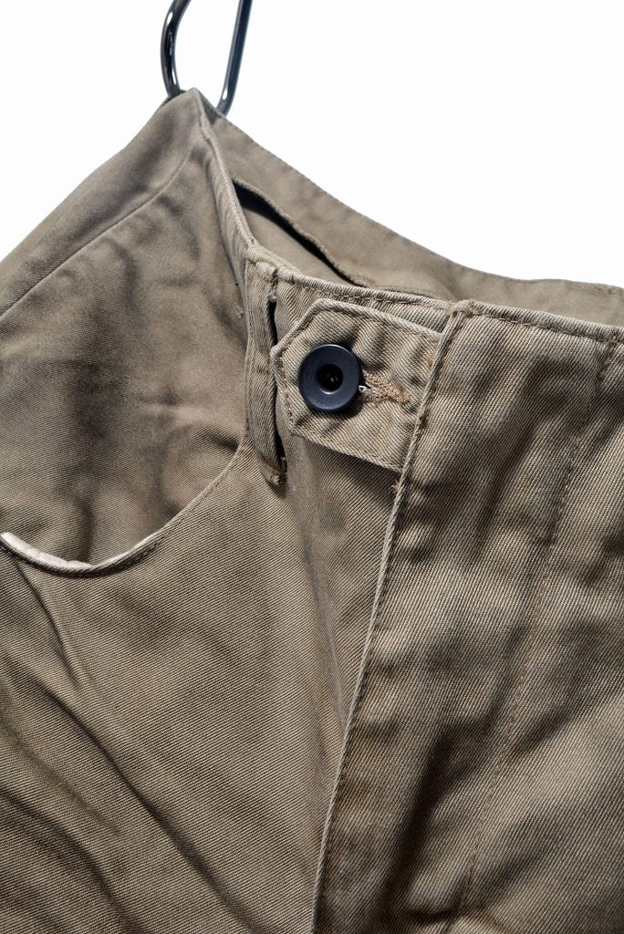 N/07 chinocloth pant 3dimention / oiled craft (OILED BEIGE) - Image 4