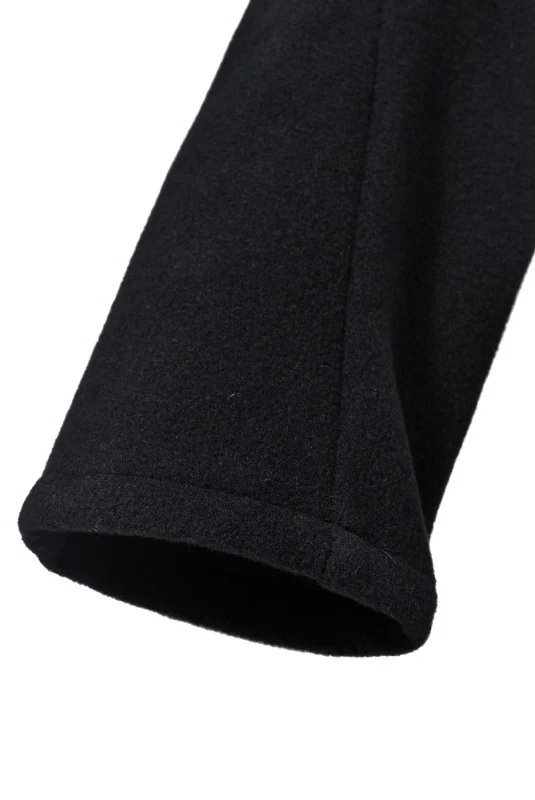 N/07 CURVE JODHPUR PANT / CASHMERE KNIT MELTON (BLACK) - Image 8