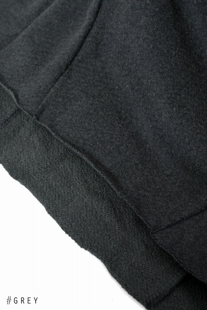 N/07 curved seam l/s "arte" [cotton fleecy knitting needle punch] (GREY) - Image 6