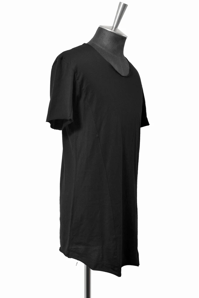 N/07 curved seam Tee 76/2 giza premium jersey (BLACK) - Image 3