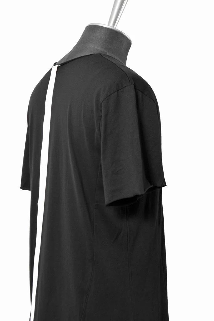 N/07 curved seam Tee 76/2 giza premium jersey (BLACK) - Image 7