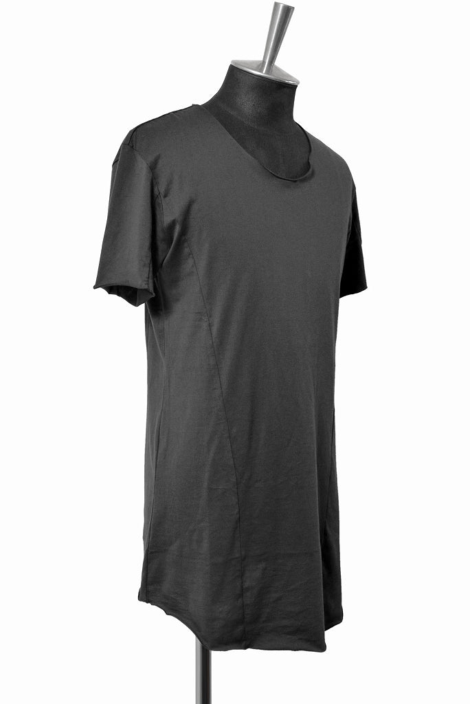 N/07 curved seam Tee 76/2 giza premium jersey (CHARCOAL) - Image 3