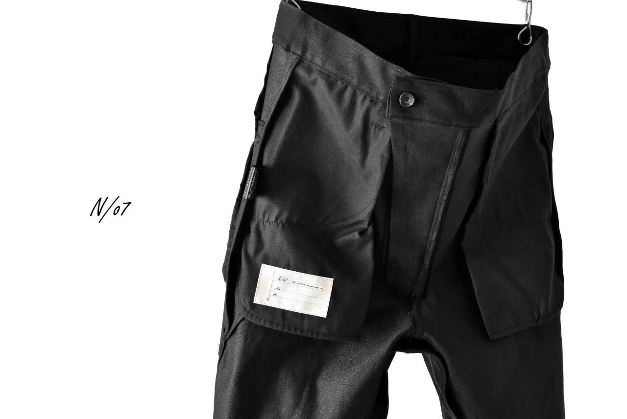 N/07 Darts-Structure Jodphurs Trouser / Ultimate Stretch Denim (BLACK) - Image 25